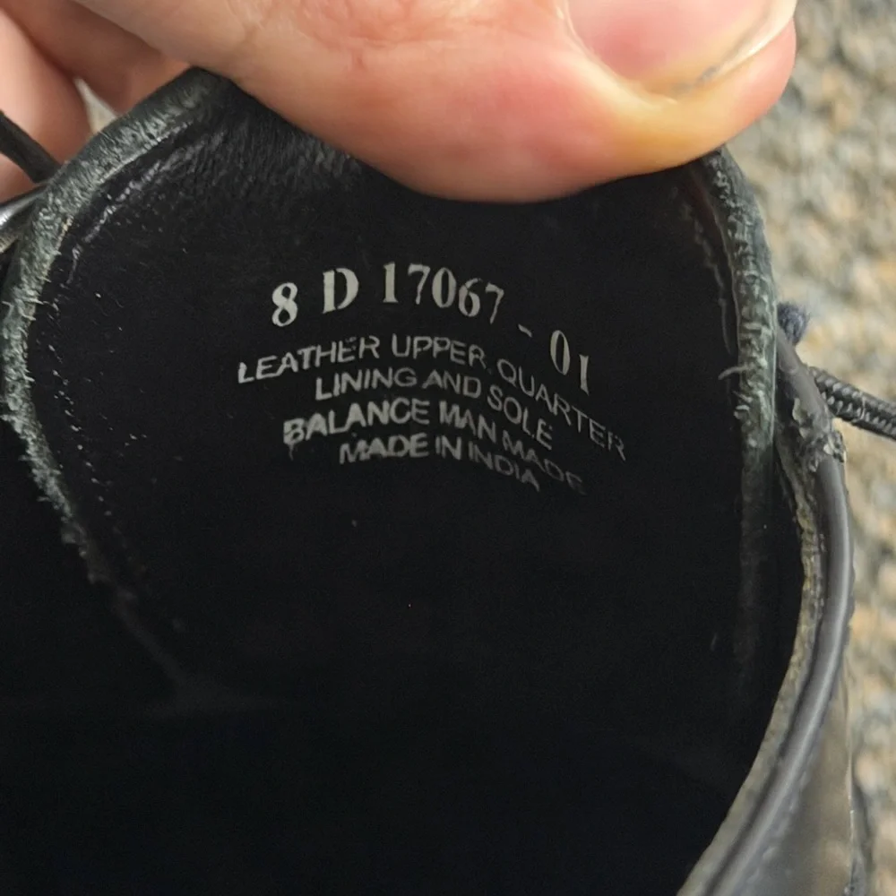 Classic Black Florsheim Men's Lexington Cap Toe Oxfords genuine leather